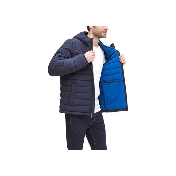 Dockers Men's The Liam Smart 360 Flex Jacket Size XXL Quilted‎ Hooded Puffer NWT - Picture 3 of 12